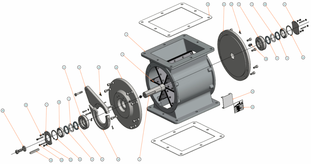 ecluse rotative